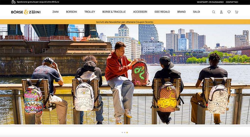 Borse e Zaini - Ecommerce integrato al gestionale